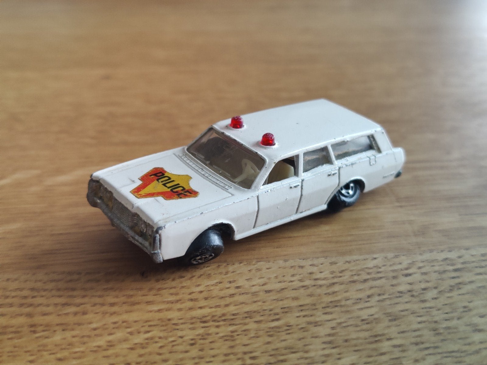 Matchbox Mercury Police Car WIT, Hobby en Vrije tijd, Ophalen of Verzenden, Zo goed als nieuw, Auto
