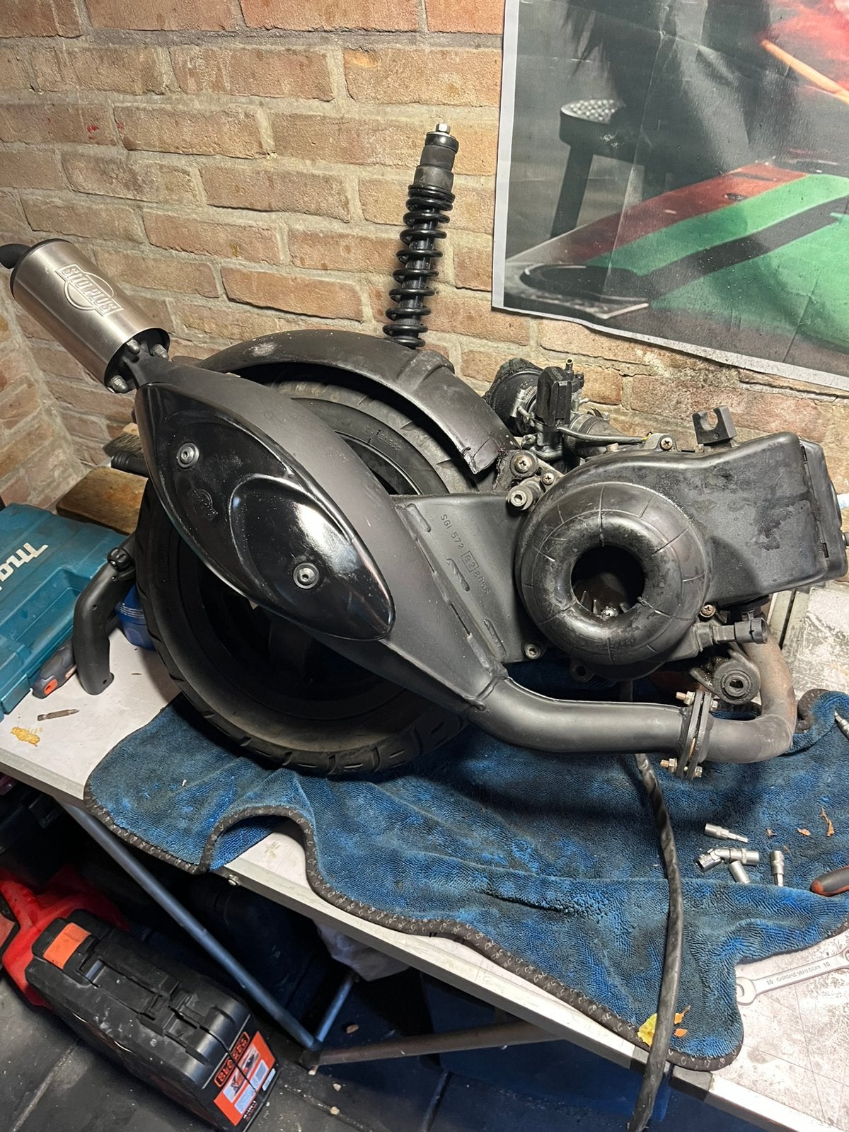 Zip 70cc blok autowheelies, Ophalen, Gebruikt, Blok, Piaggio