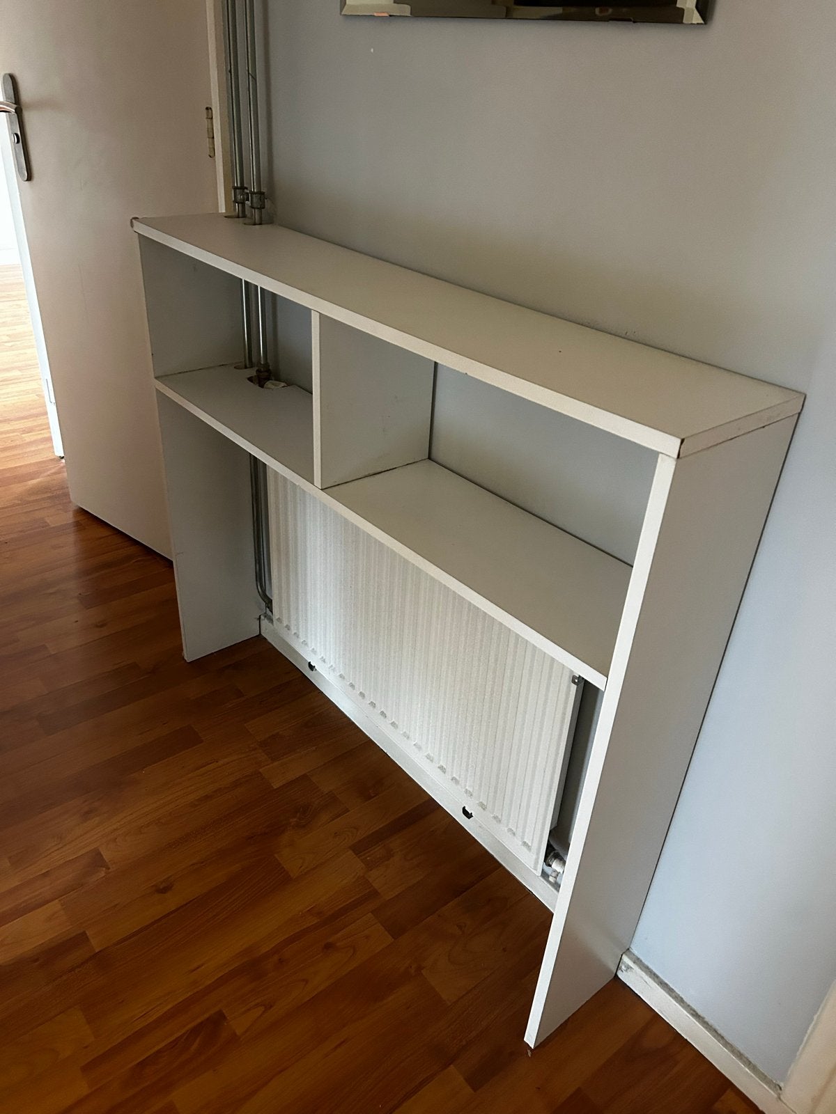 Wit kastje/radiatorombouw, Huis en Inrichting, Kasten | Overige, Ophalen, Gebruikt