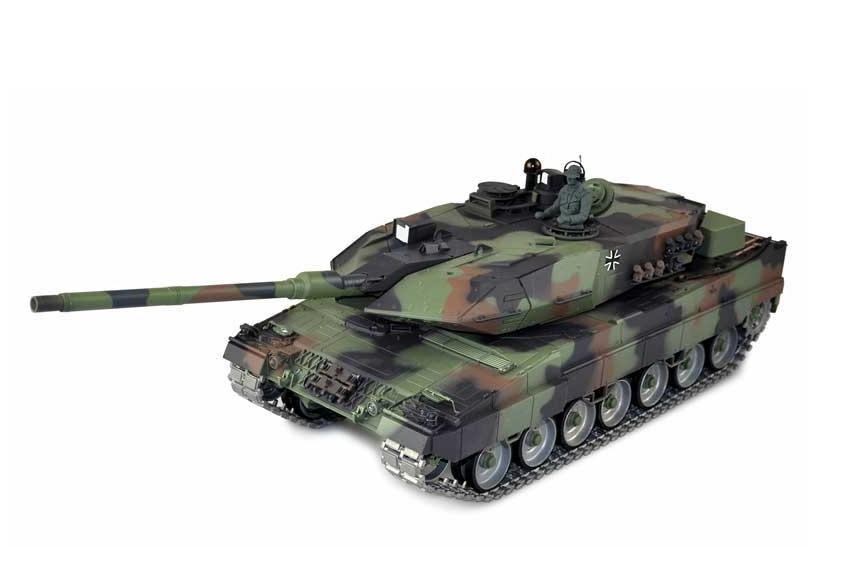 TORRO GmbH 1:16 Leopard 2A6 RC tank metalen rupsen en frame, Overige merken, Tank, Groter dan 1:32, Ophalen of Verzenden