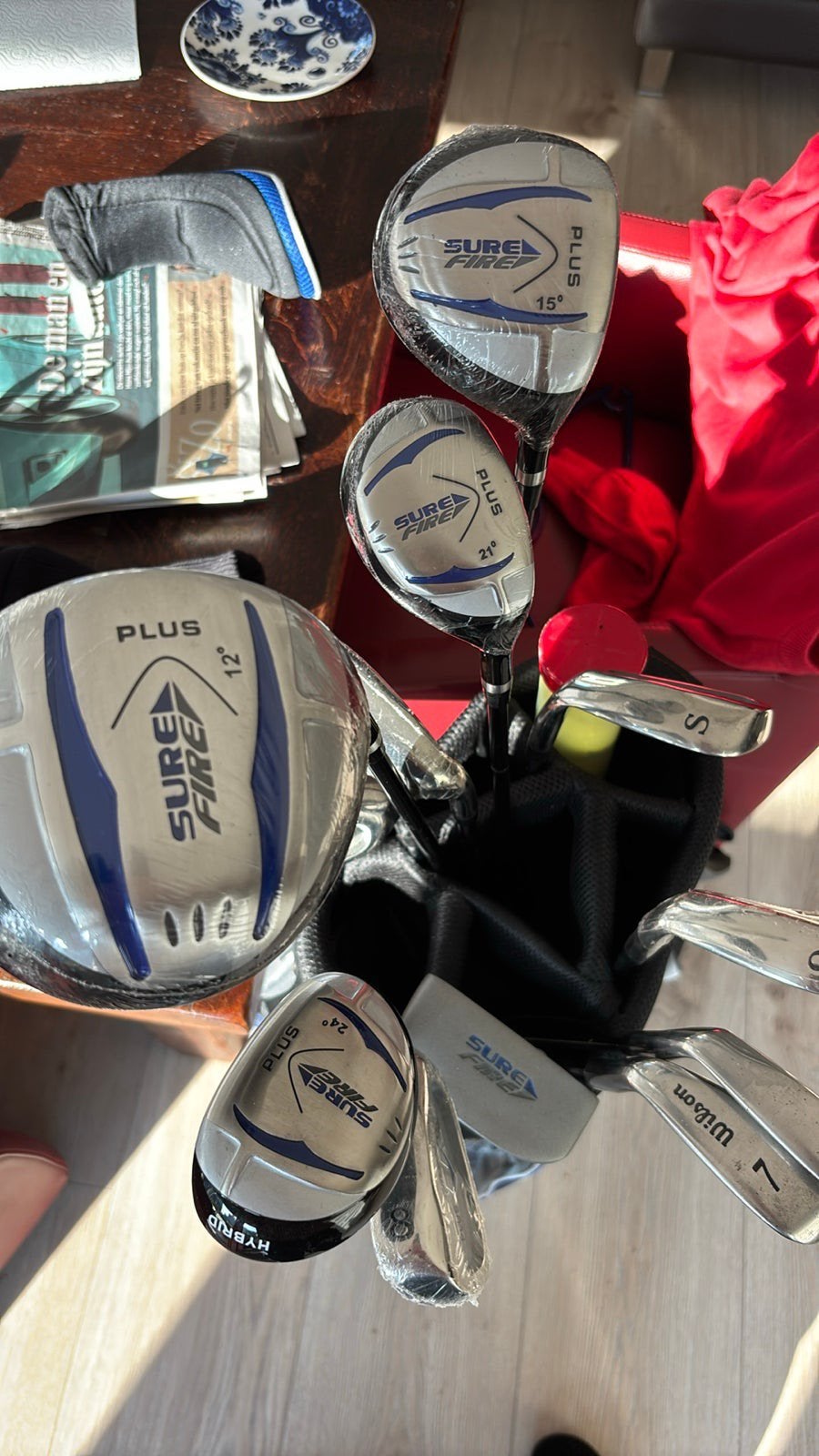 Foto 8 van Sure Plus Golfset inclusief tas en 20 ballen - Nieuw