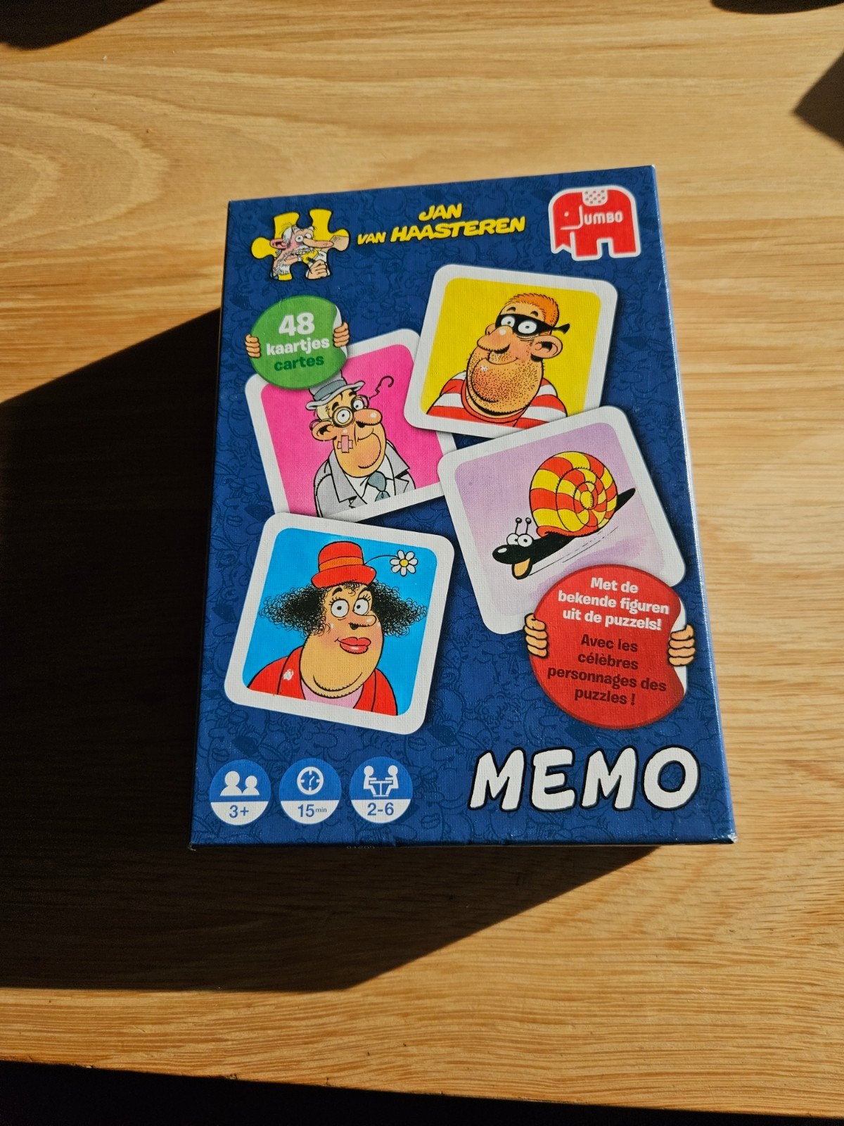 Jan van Haasteren Memo Spel geheuge spell, Een of twee spelers, Ophalen of Verzenden, Zo goed als nieuw, Jumbo