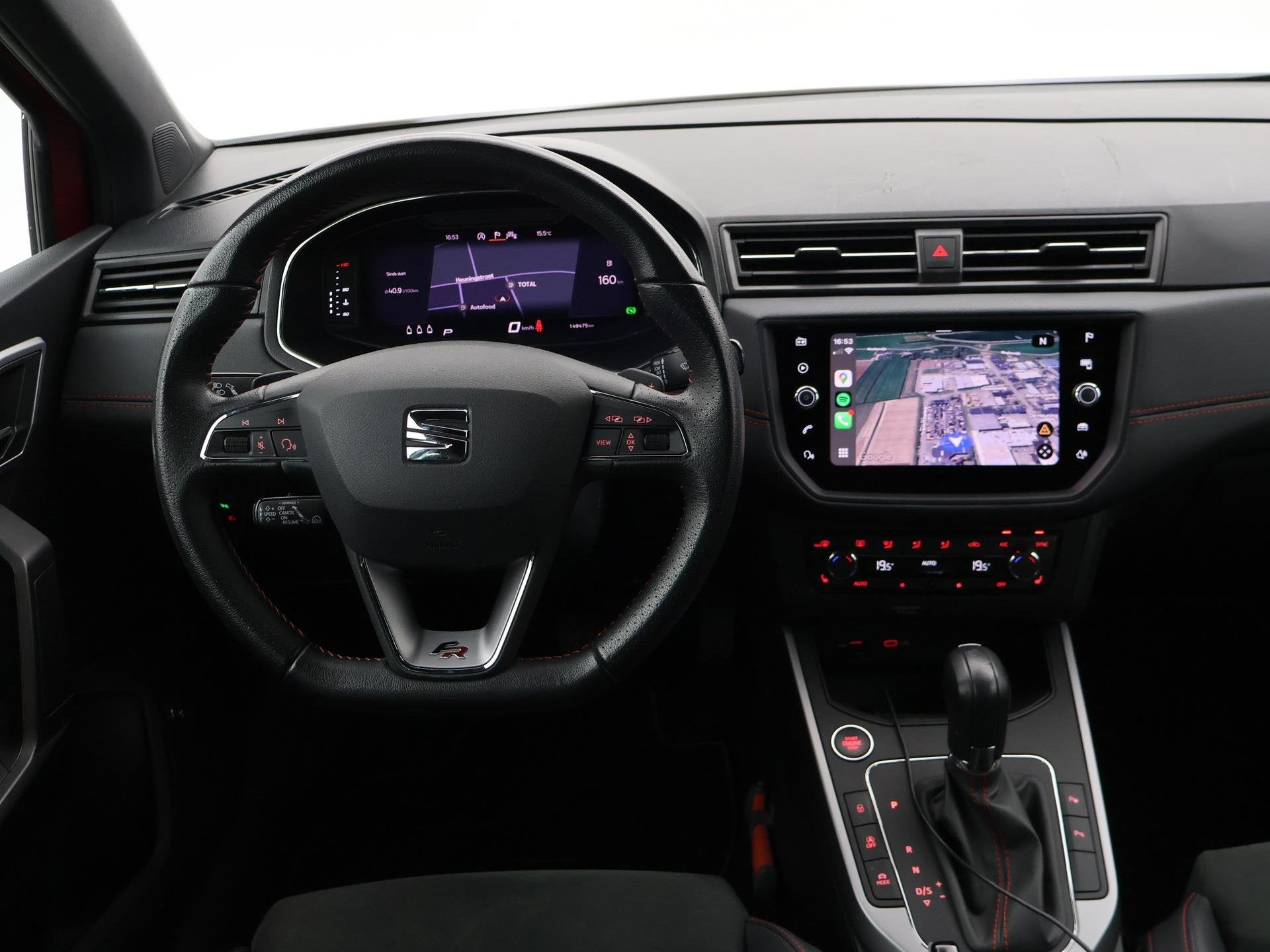 SEAT Arona 1.0 TSI AUT. FR SPORT + ADAPTIVE CRUISE | CAMERA, Gebruikt, Automatische klimaatregeling, Alcantara, 49 €/maand
