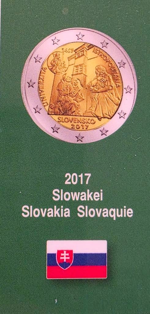 2 euro slovenie 2017, Ophalen of Verzenden, Slovenië, 2 euro
