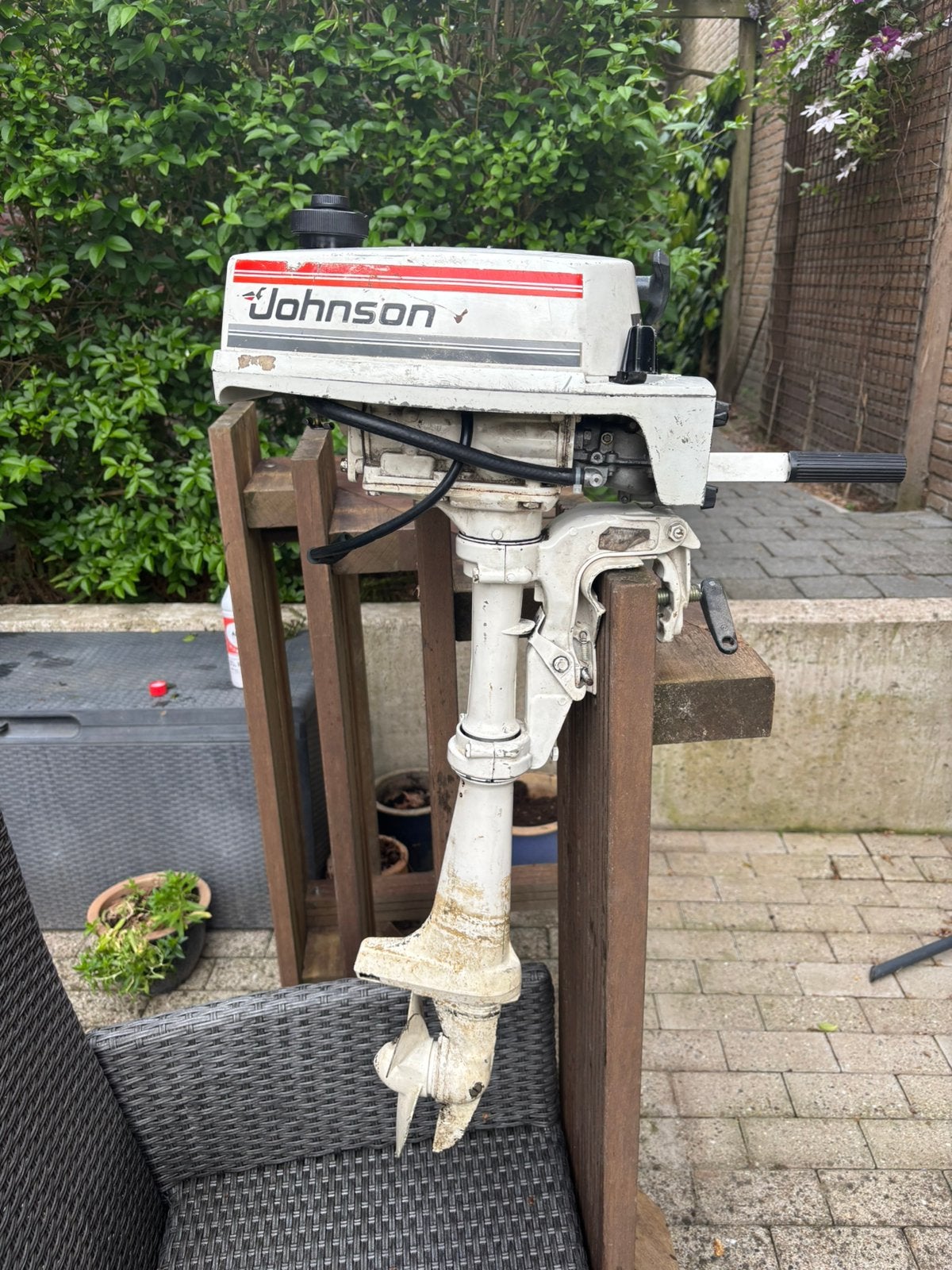 Johnson 2-takt buitenboordmotor, Doe-het-zelf en Verbouw, Motoren, Ophalen of Verzenden