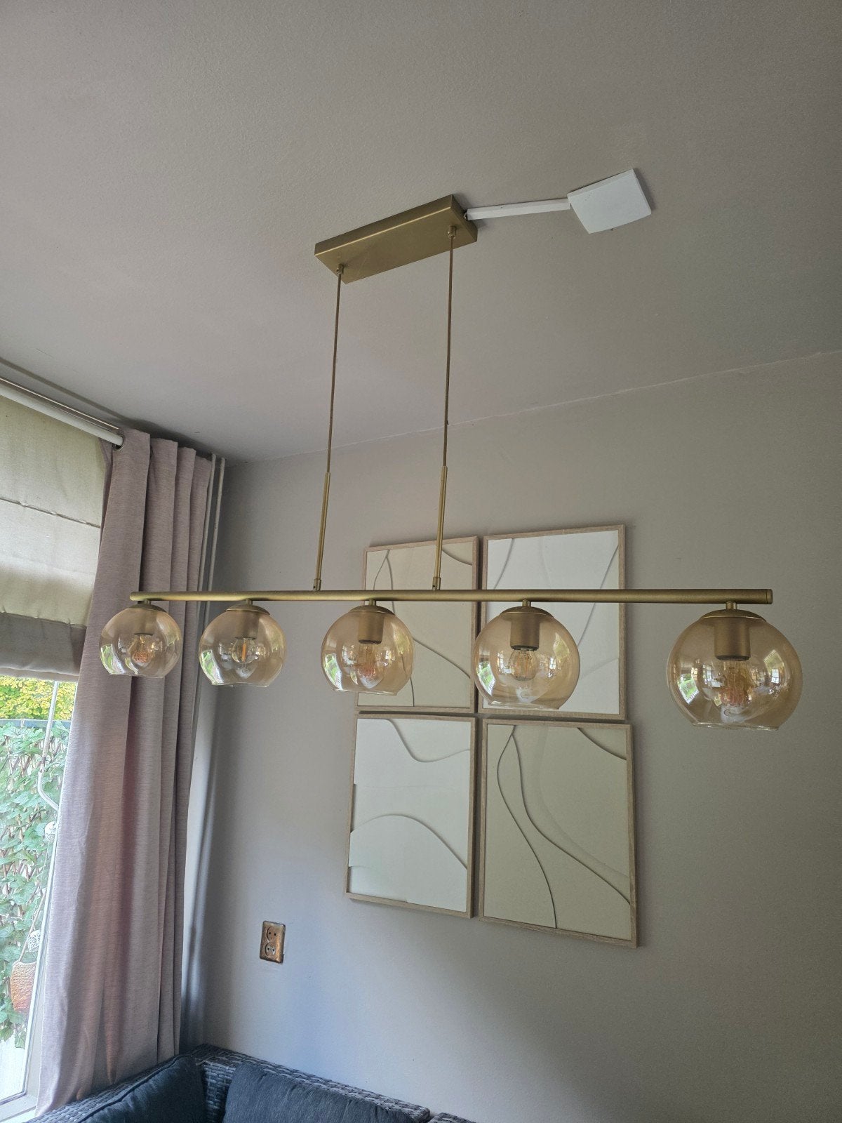 Bollenlamp Gamma - 1 jaar oud, goede staat, Ophalen of Verzenden, Zo goed als nieuw, Glas