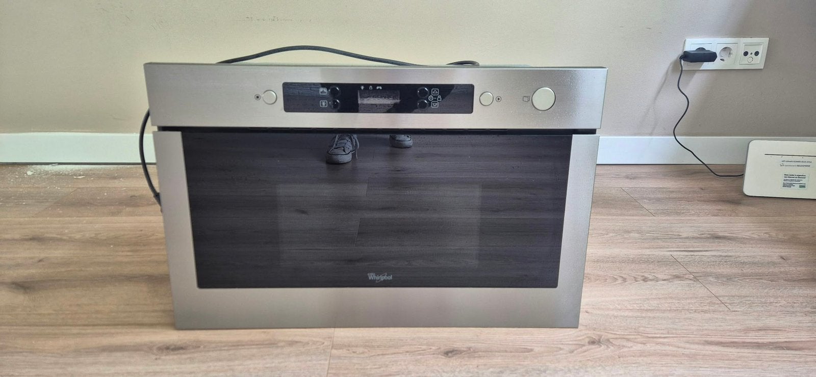 Whirlpool inbouwmagnetron, zo goed als nieuw, Witgoed en Apparatuur, Ophalen, Zo goed als nieuw, Inbouw