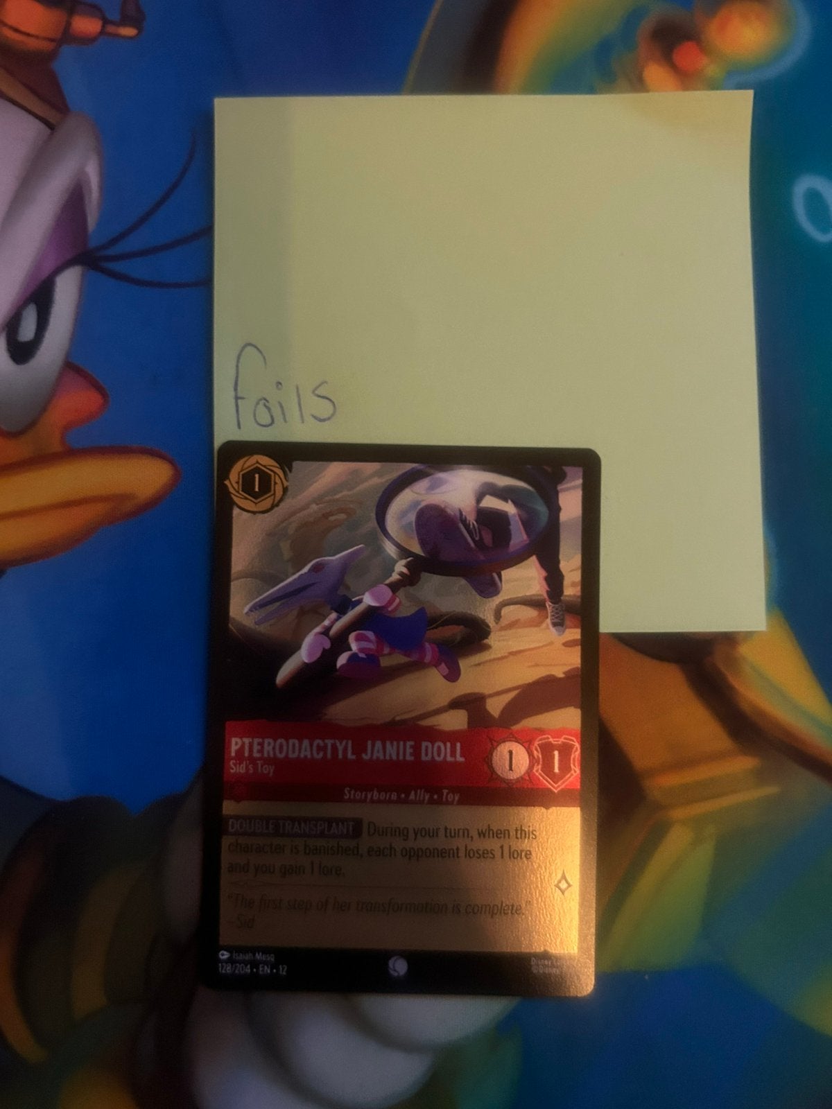 Pterodactyl janie dols sids toy foil, Ophalen of Verzenden, Nieuw, Foil