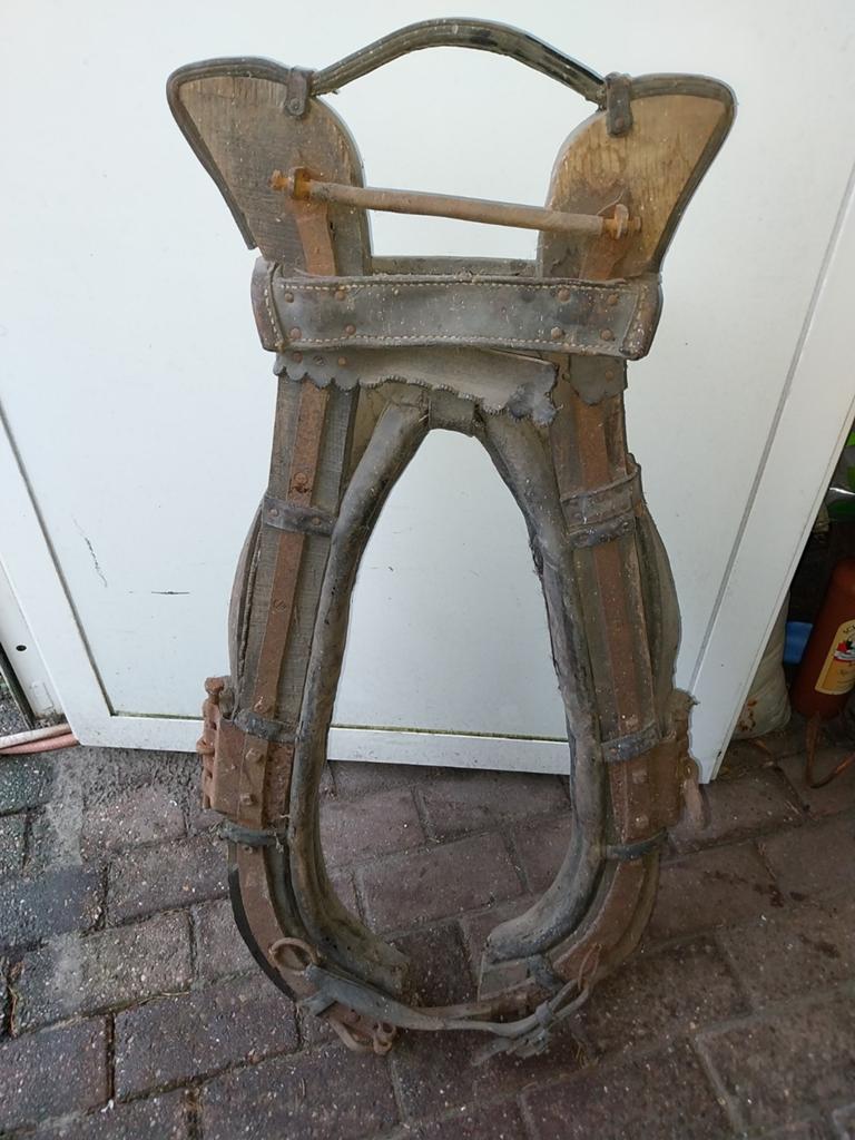 Antiek paardentuig / juk - Decoratief item, Antiek en Kunst, Ophalen of Verzenden