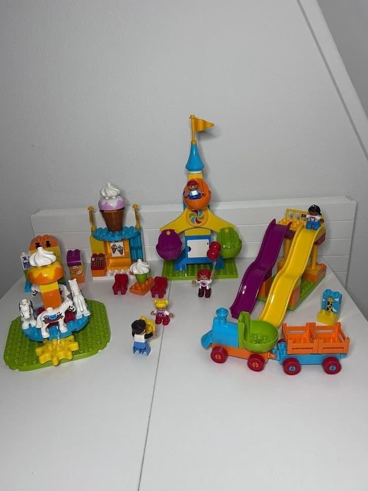 LEGO Duplo De grote kermis - Set 10840 - Compleet, Ophalen of Verzenden, Zo goed als nieuw, Complete set, Duplo