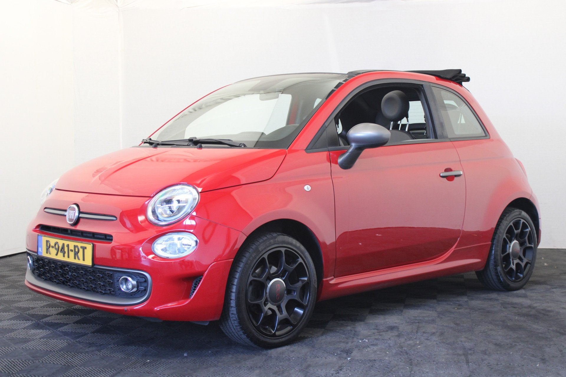 Fiat 500 1.2 S (bj 2018), Voorwielaandrijving, Gebruikt, 4 cilinders, Cabriolet