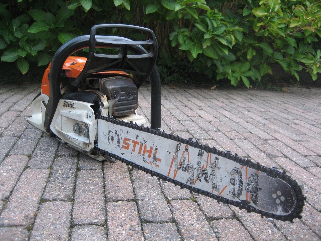 Stihl MS261C Kettingzaag Motorkettingzaag Benzine, Tuin en Terras, Ophalen, Gebruikt, Overige soorten, Stihl