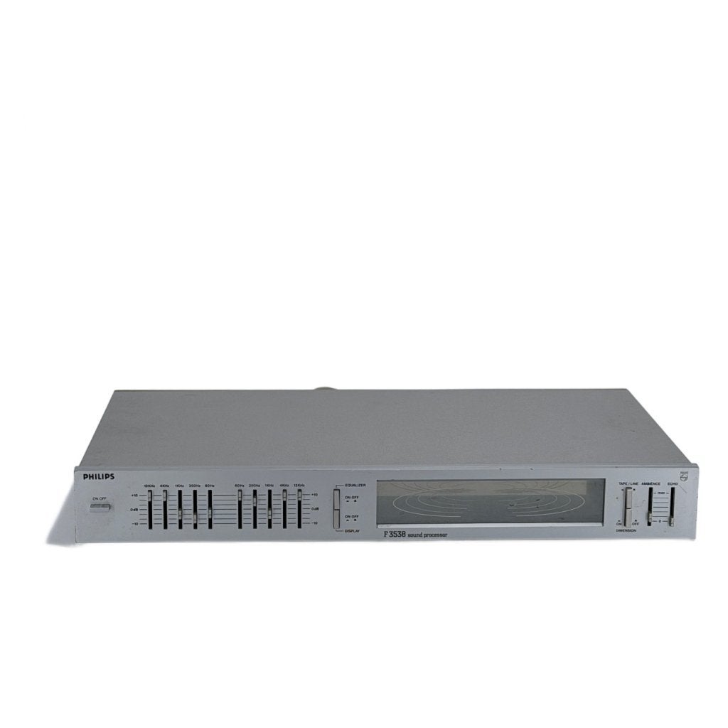 Philips F3538 Sound Processor | Vintage Equalizer | Zilver, Philips, Gebruikt, Support@philips.com, Philips Center
Amstelplein 2
1096 BC Amsterdam
Netherlands
