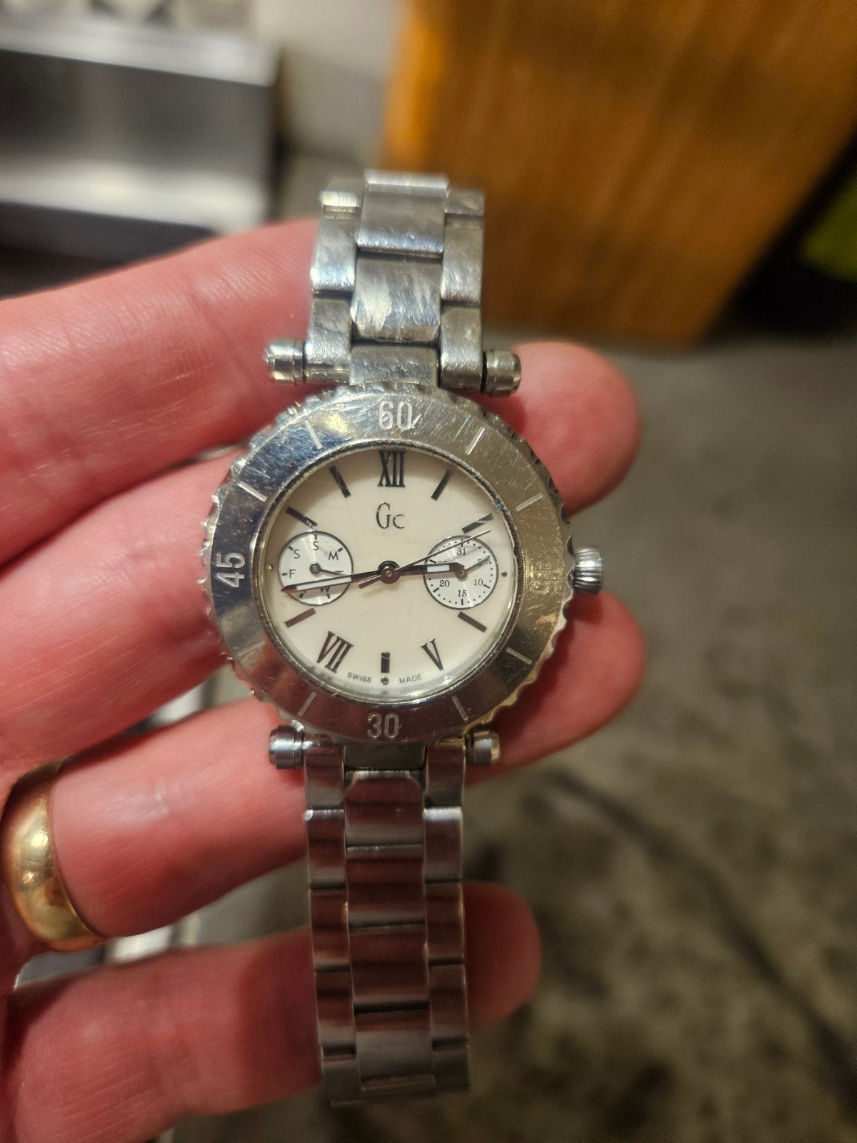 Gc Guess Collection GC 20026L Dames Horloge, Staal, Gebruikt, Staal, Guess