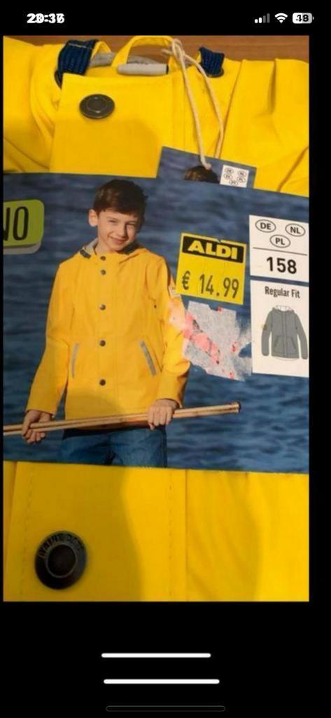 Regen jas 2 stuk (152,158 maat) ps €7, Ophalen of Verzenden, Nieuw
