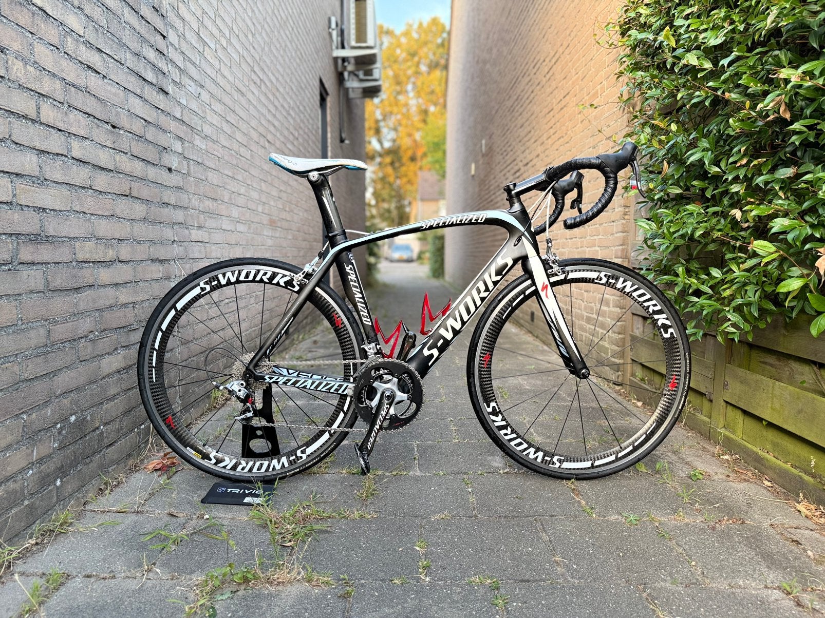 Specialized S-Works Venge 2014 | SRAM Red | Framemaat 56 (M), 28 inch, Carbon, Velgrem, Zo goed als nieuw