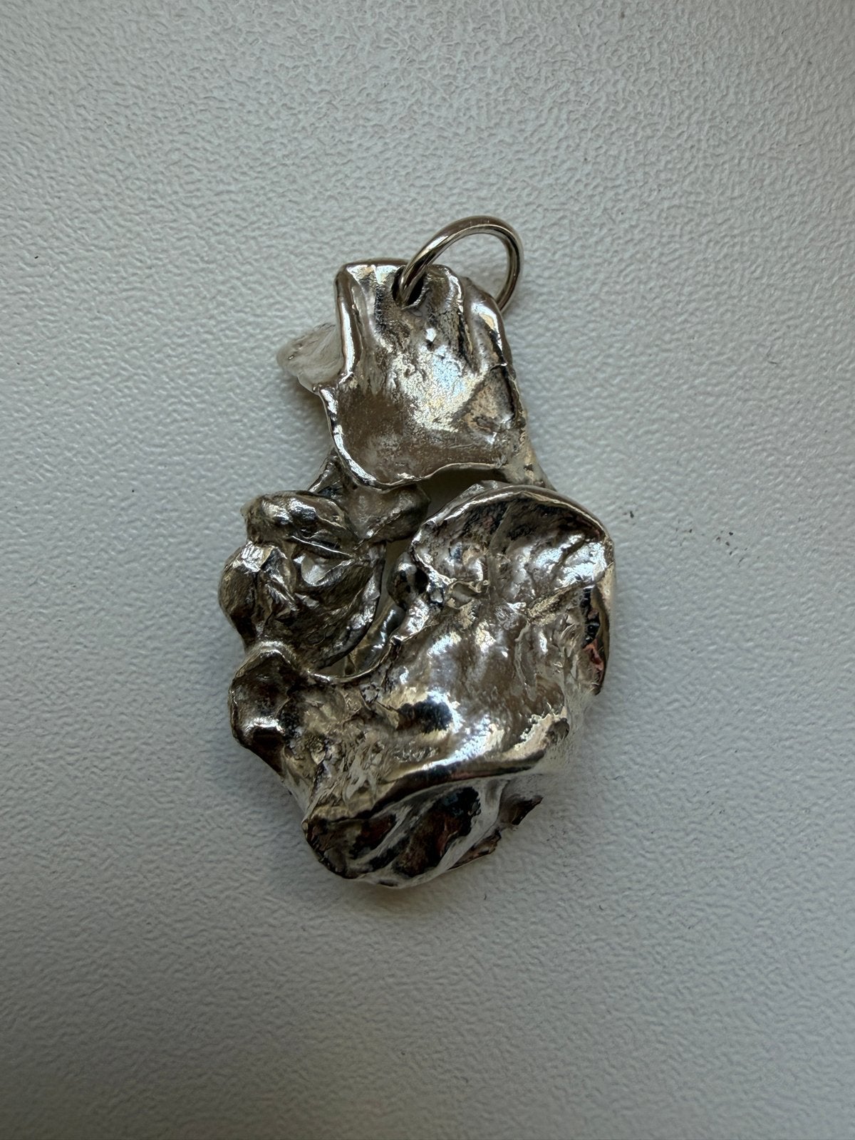 Unieke zilveren hanger, handgemaakt, Ophalen of Verzenden, Zo goed als nieuw, Zilver, Overige voorstellingen