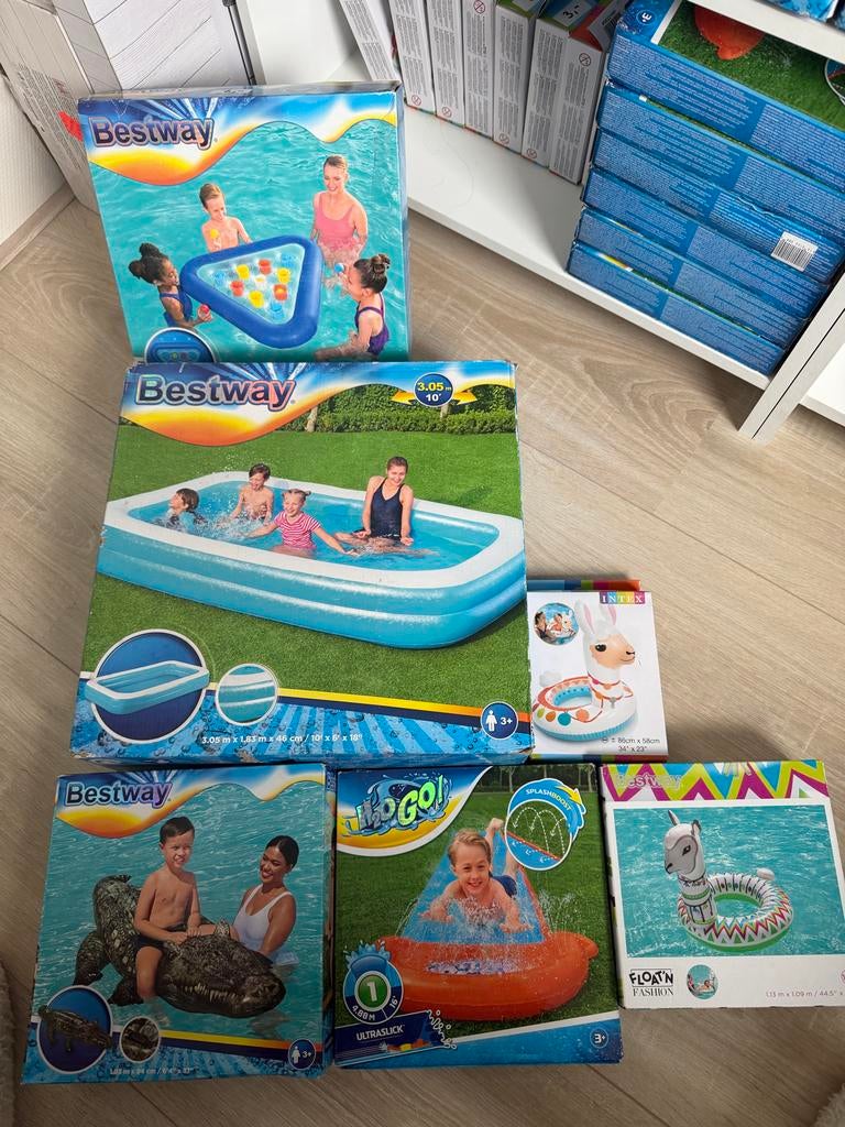 Bestway Zwembad & Complete Accessoires Set - Nieuw!, Minder dan 80 cm, Opblaaszwembad, Ophalen of Verzenden, 200 tot 400 cm