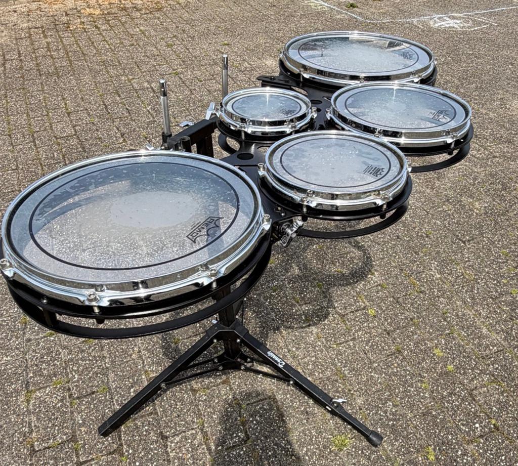 5 piece multi tenor caribean drum Vancore, Muziek en Instrumenten, Percussie, Ophalen of Verzenden, Zo goed als nieuw, Trommel