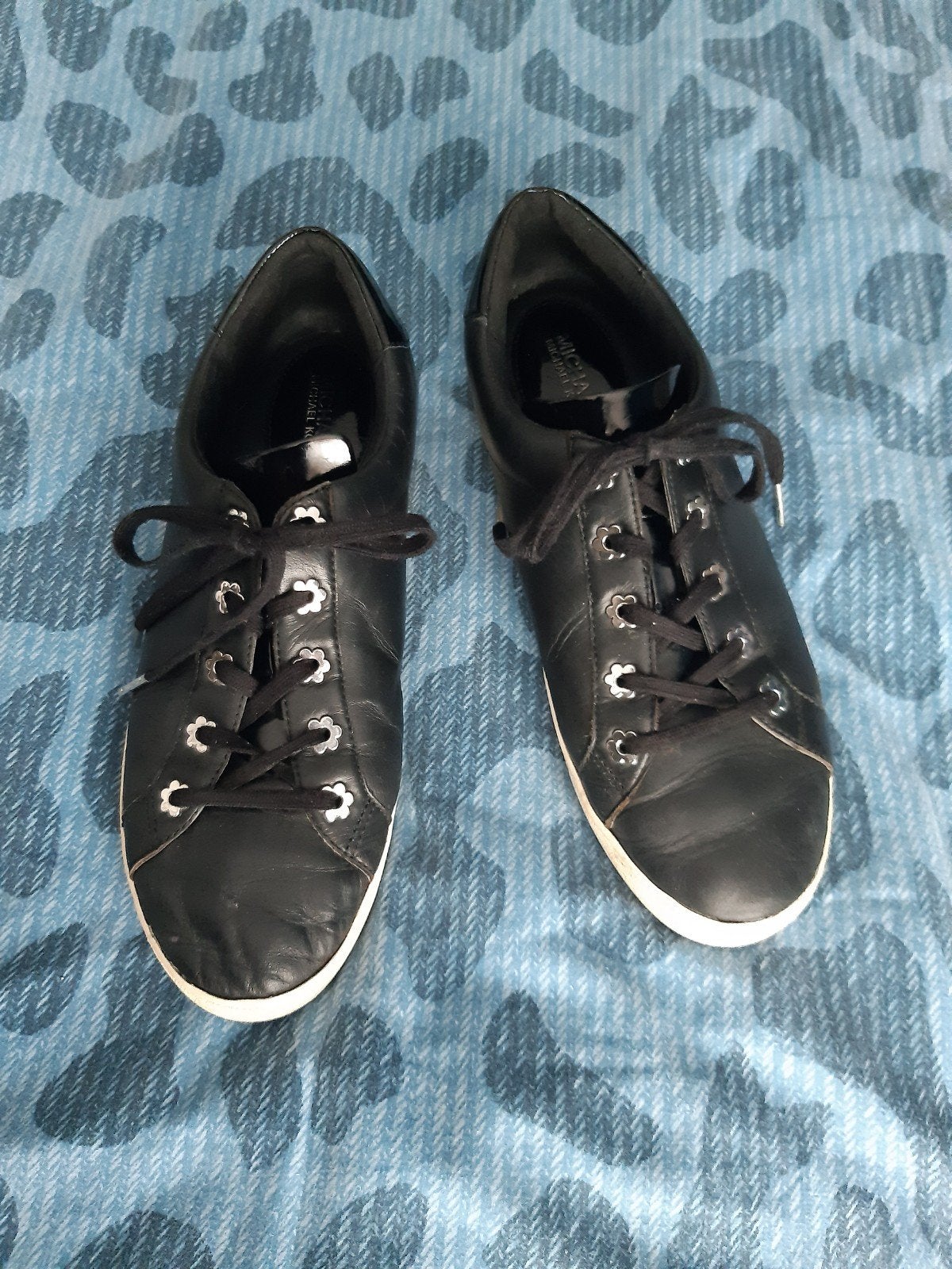 Michael Kors schoenen/sneakers zwart maat 41, Kleding | Dames, Ophalen of Verzenden, Gedragen, Zwart, Sneakers of Gympen