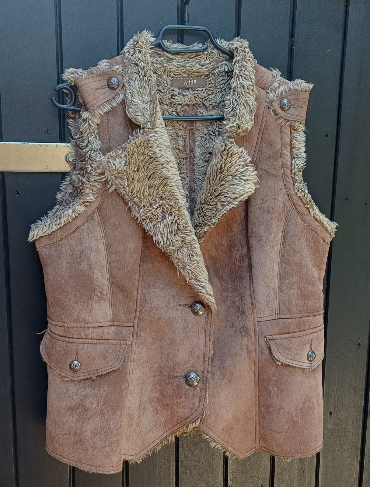 Bodywarmer merk Anna maat 40., Maat 38/40 (M), Bruin, Anna, Ophalen of Verzenden