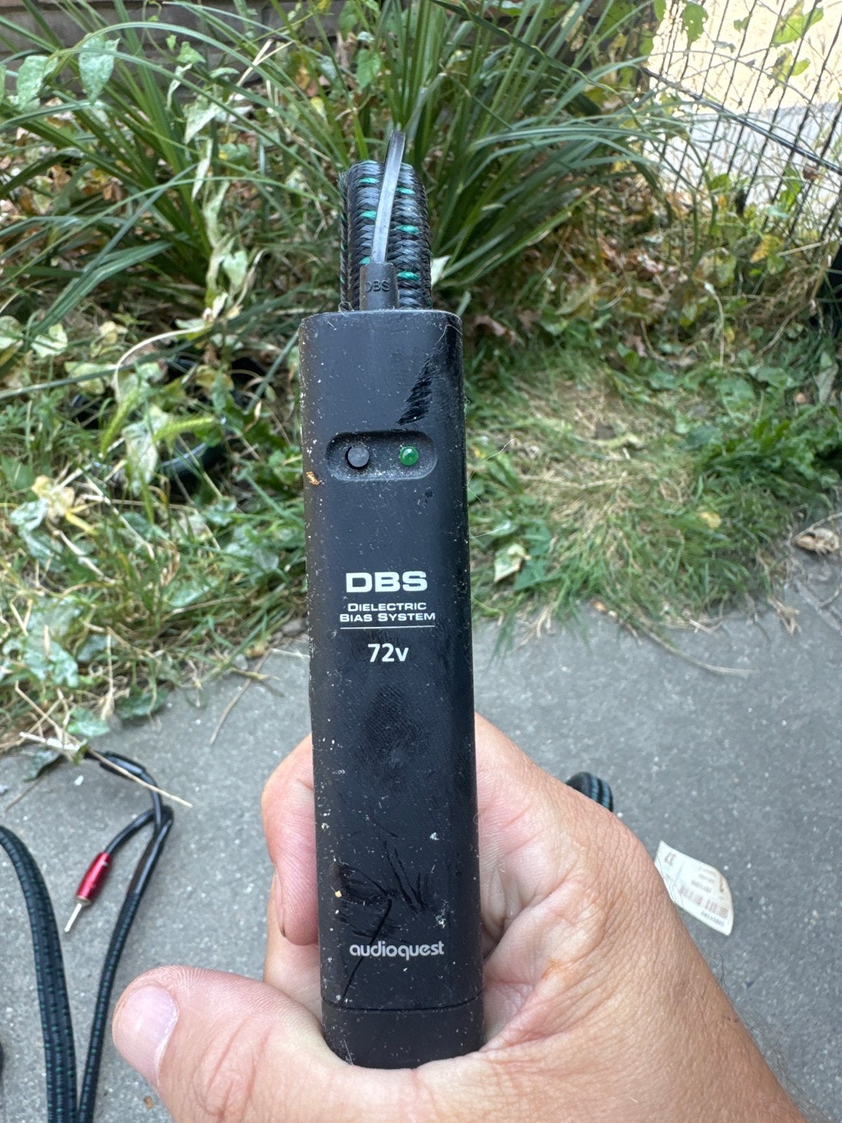 AudioQuest DBS bananen stekkers 2x 1 meter, Ophalen of Verzenden, Gebruikt, Minder dan 2 meter, Luidsprekerkabel