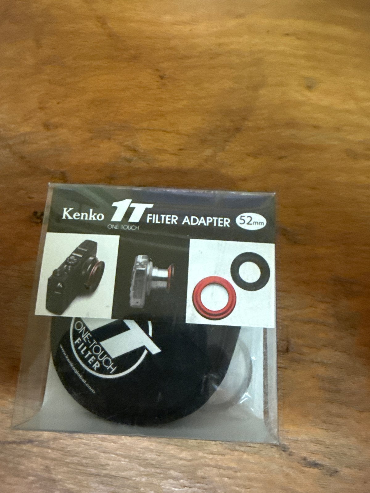 Kenko 1T Filter Adapter 52mm - One Touch Systeem, Audio, Tv en Foto, Fotografie | Filters, Magnetisch, Overige typen, Ophalen of Verzenden