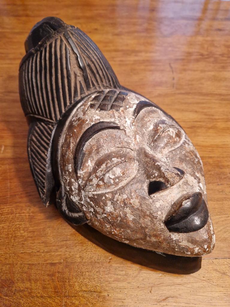 Punu Okui masker, 33 X 20 X 18 cm, Ophalen of Verzenden