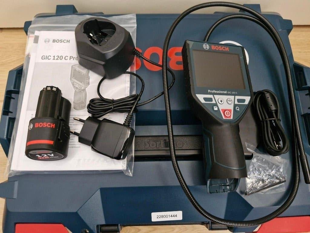 Bosch GIC120C prof accu inspectiecamera set in koffer NIEUW, Verzenden, Nieuw