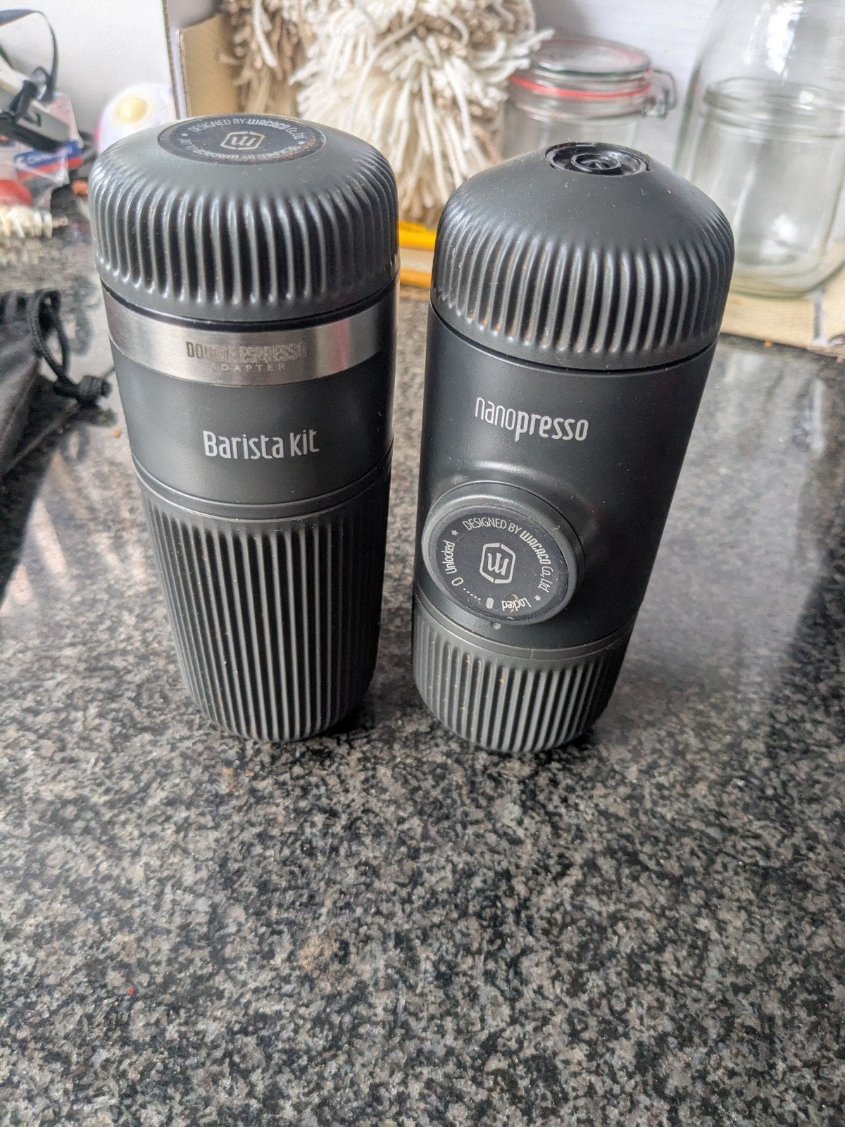 Wacaco Nanopresso + Barista kit, 1 kopje, Ophalen, Gebruikt, Espresso apparaat
