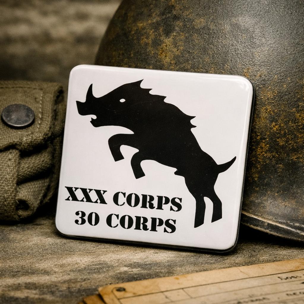 ww2 30th Corps, XXX Corps Magneet, Ophalen of Verzenden, Landmacht, Engeland, Embleem of Badge