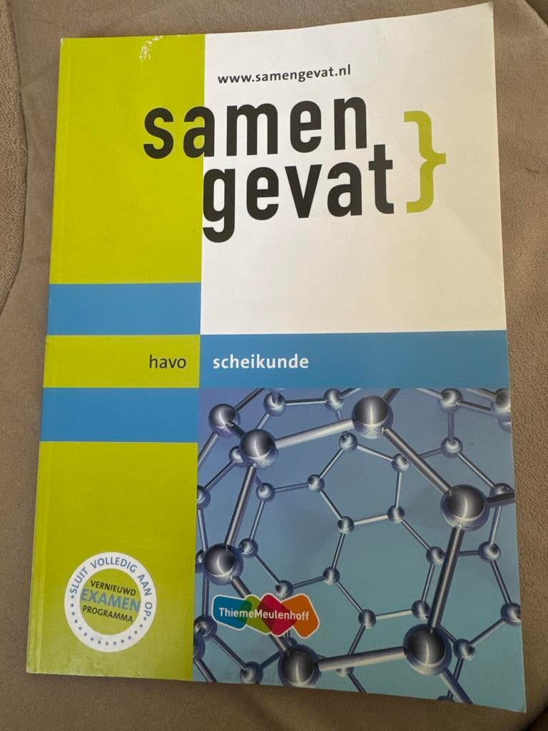 Samengevat Scheikunde HAVO - ThiemoMeulenhoff, Boeken, Schoolboeken, Zo goed als nieuw, Scheikunde, HAVO, Ophalen of Verzenden