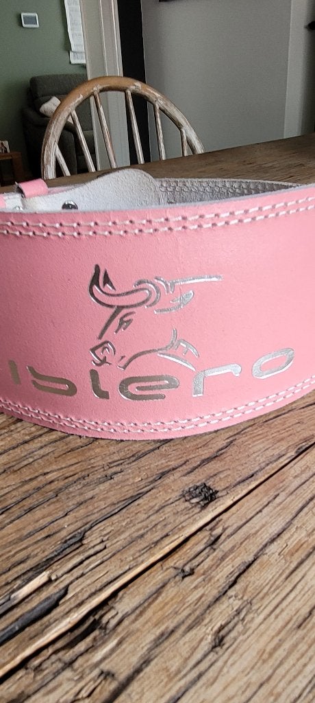 Islero roze leren dames powerlift belt maat S zgan, Ophalen of Verzenden, Zo goed als nieuw