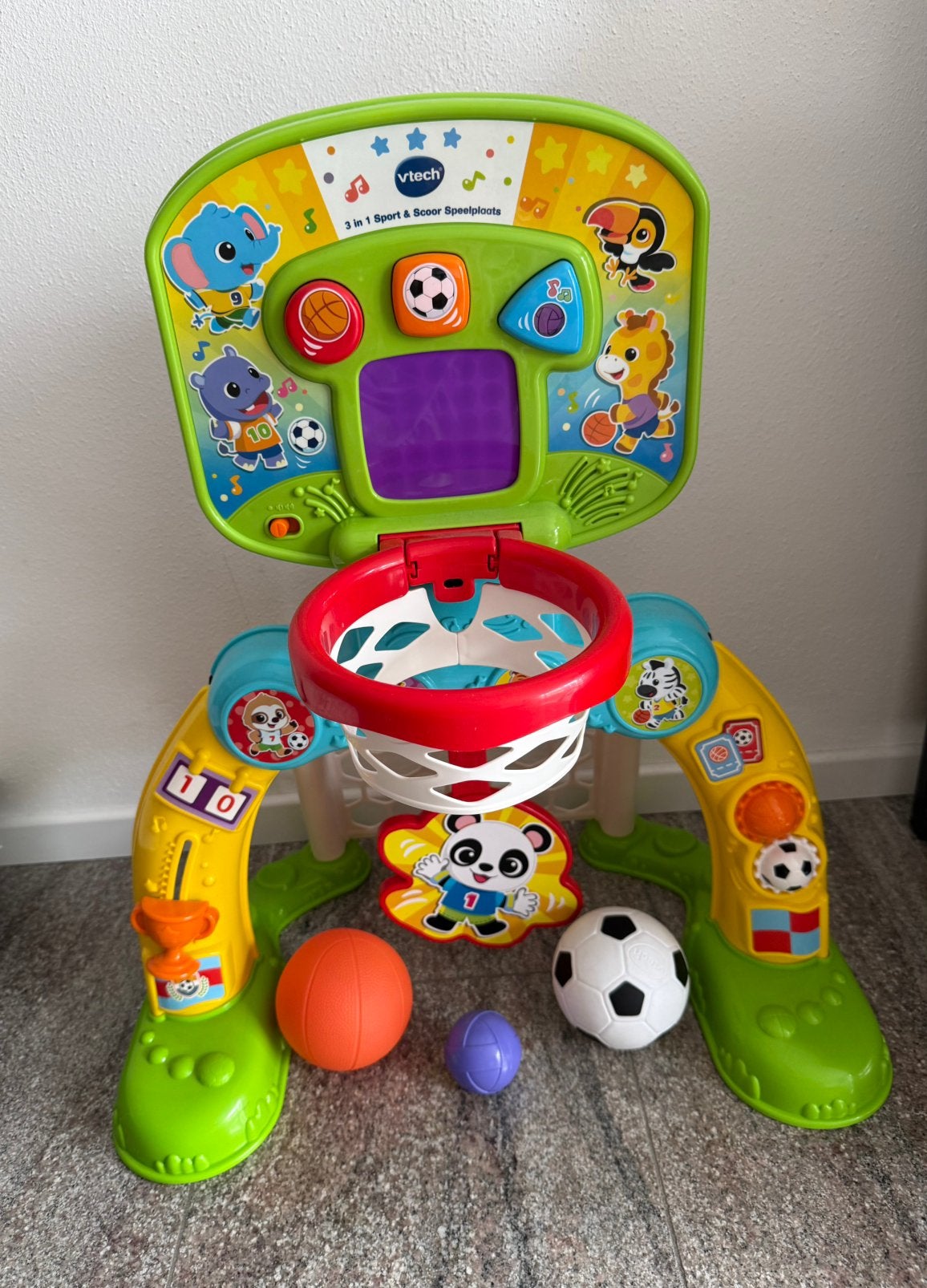 Vtech  3 in 1 Sport & Scoor Speelplaats, Kinderen en Baby's, Speelgoed | Vtech, Ophalen, Zo goed als nieuw, 2 tot 4 jaar