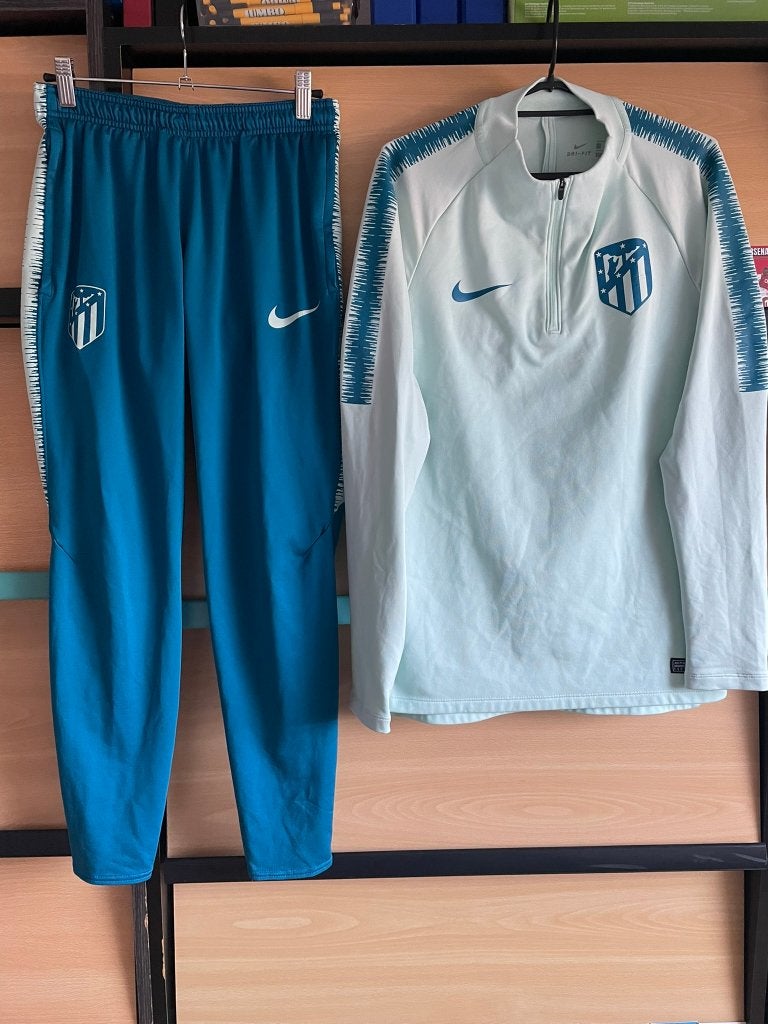Atletico Madrid Nike Trainingspak Blauw Maat S, Blauw, Nike, Ophalen of Verzenden, Zo goed als nieuw
