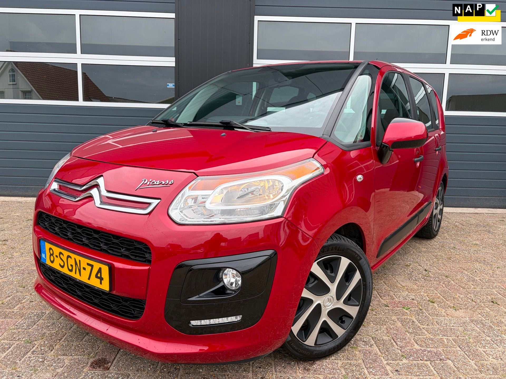 Citroen C3 Picasso 1.4 VTi|Airco|Cruise control!|, Auto's, Voorwielaandrijving, Euro 5, Stof, Gebruikt