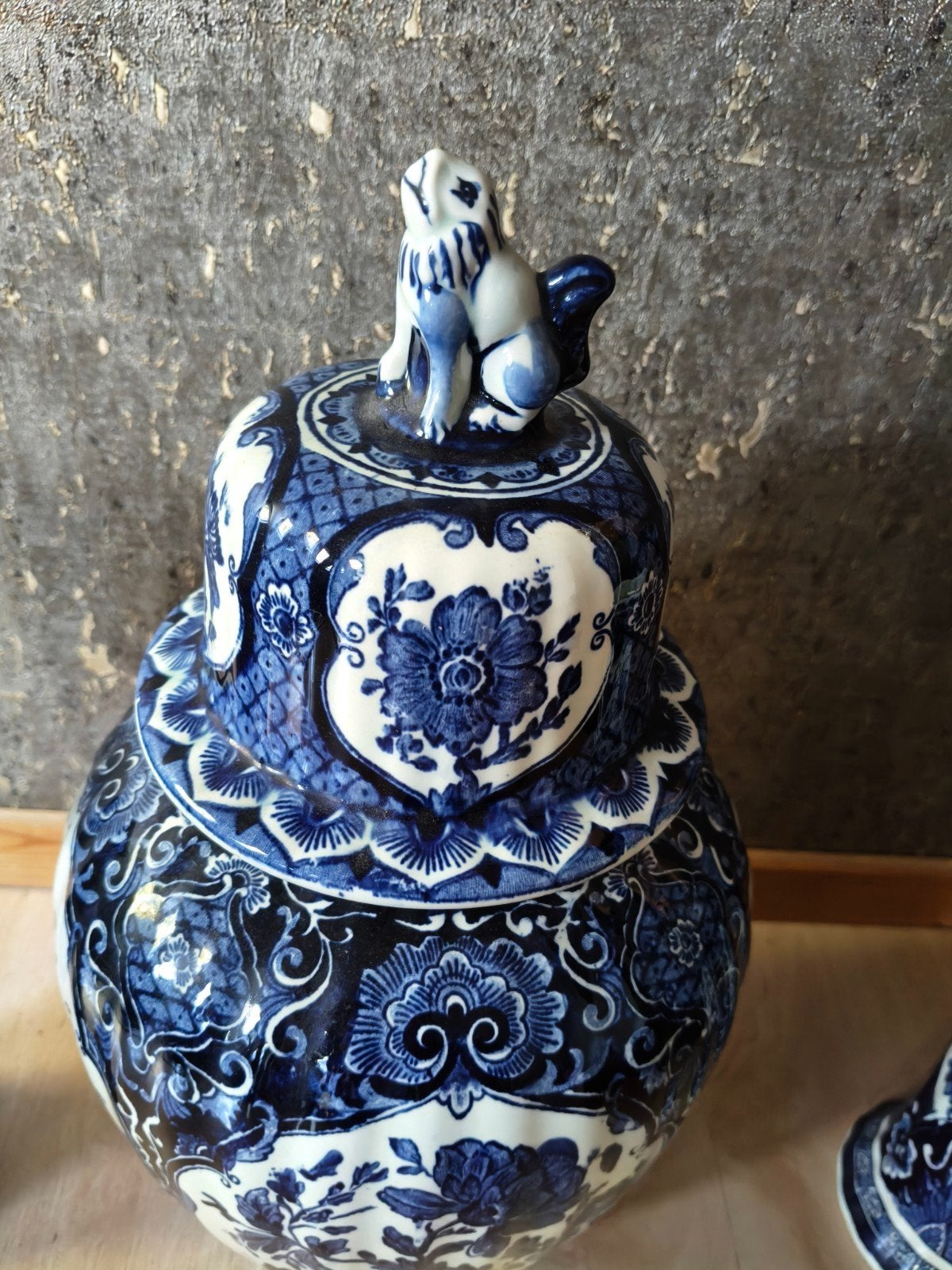 Prachtig Delfts Blauw Boch Royal set (3 stuks), Antiek en Kunst, Ophalen