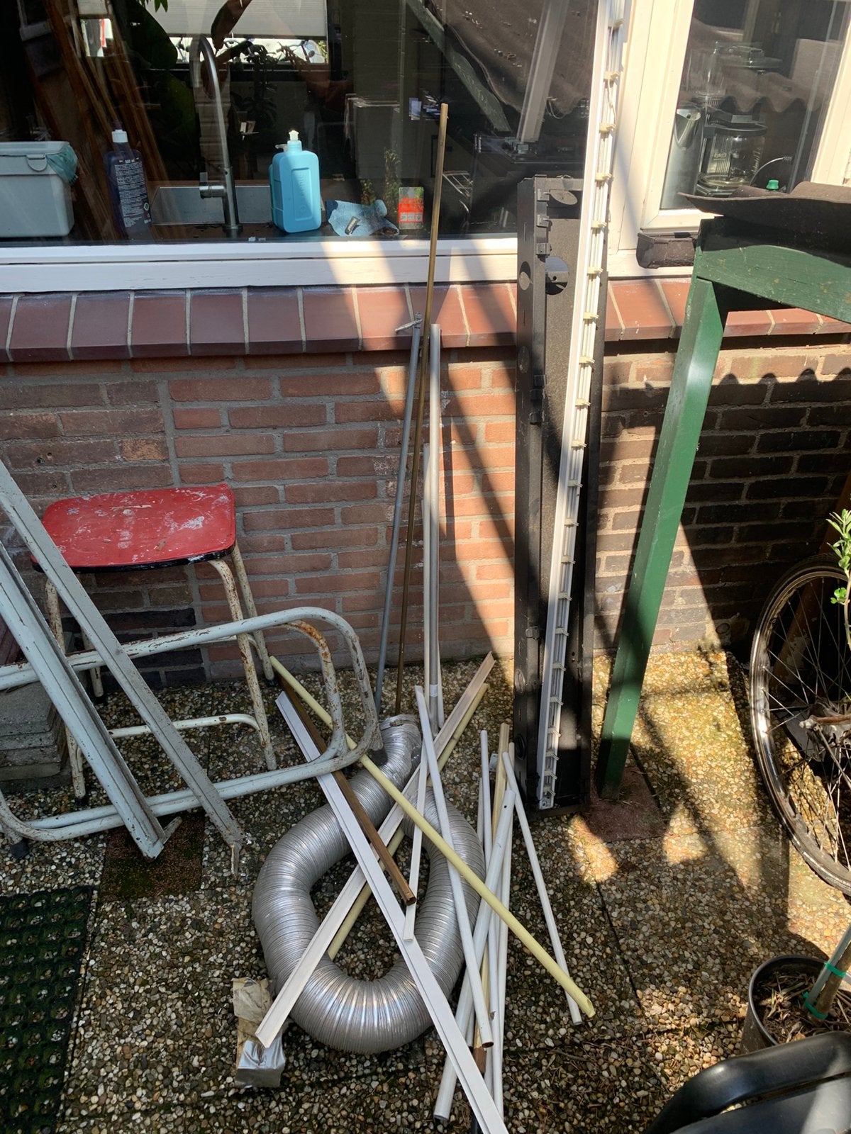 Gratis oud ijzer, inclusied bed frame, Ophalen, Zo goed als nieuw
