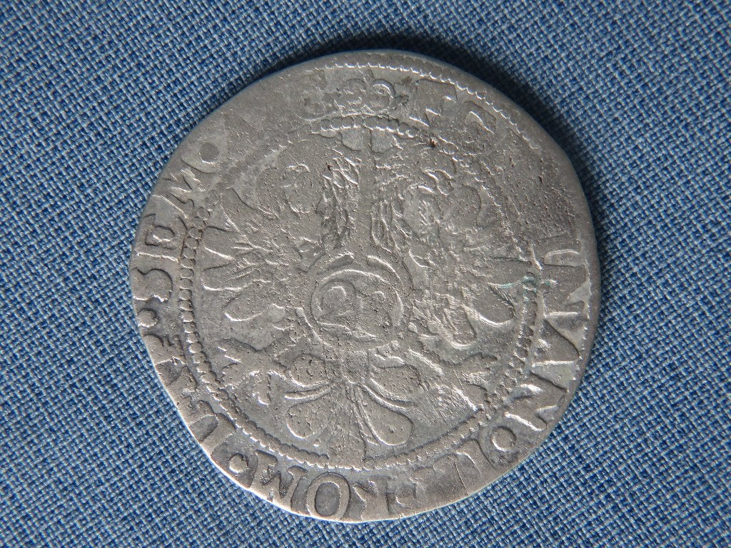 28 stuiver stuk in zilver - Emden – 17e eeuw - bodemvondst, Postzegels en Munten, Vóór koninkrijk, Zilver, Losse munt, Overige waardes