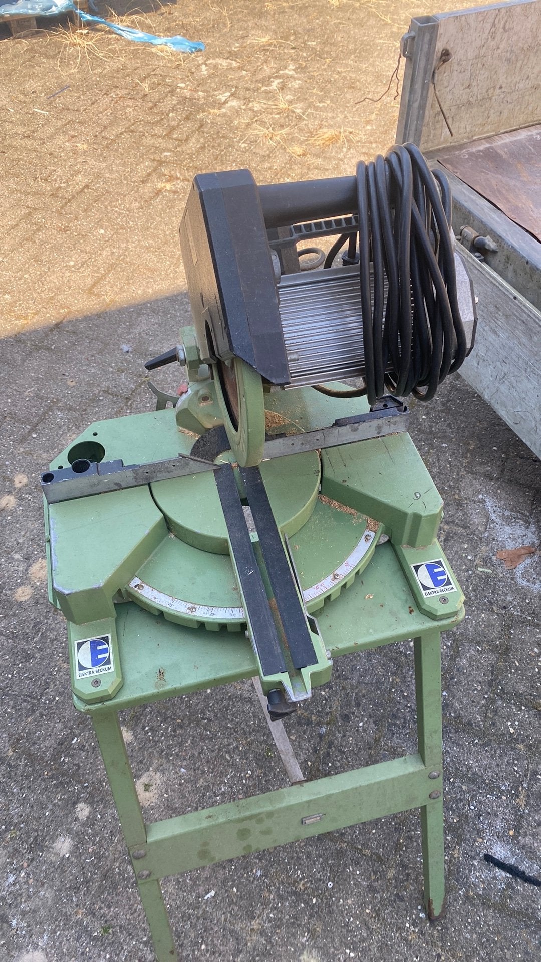 Elektra beckum afkortzaag, Ophalen, Zo goed als nieuw, Afkortzaag, 30 tot 70 mm