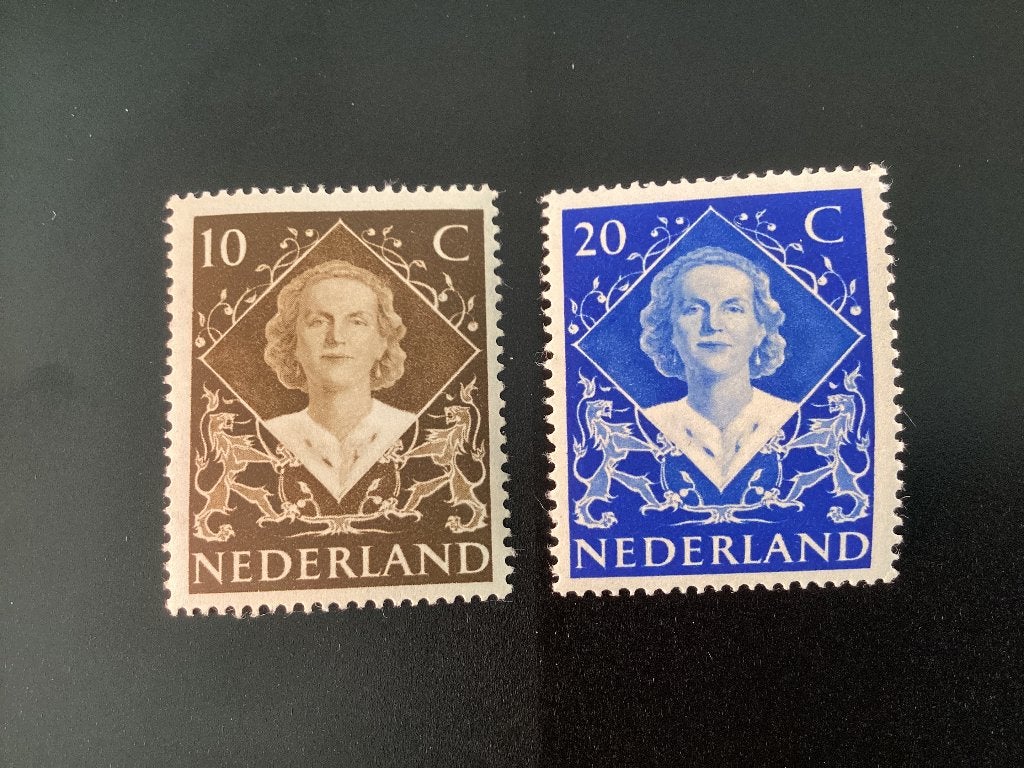 1948, Kon. Juliana, 506-507, Postzegels en Munten, Verzenden, Na 1940, Postfris