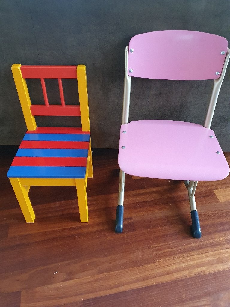 2 leuke kinderstoeltjes  , Ophalen, Gebruikt, Meegroeistoel