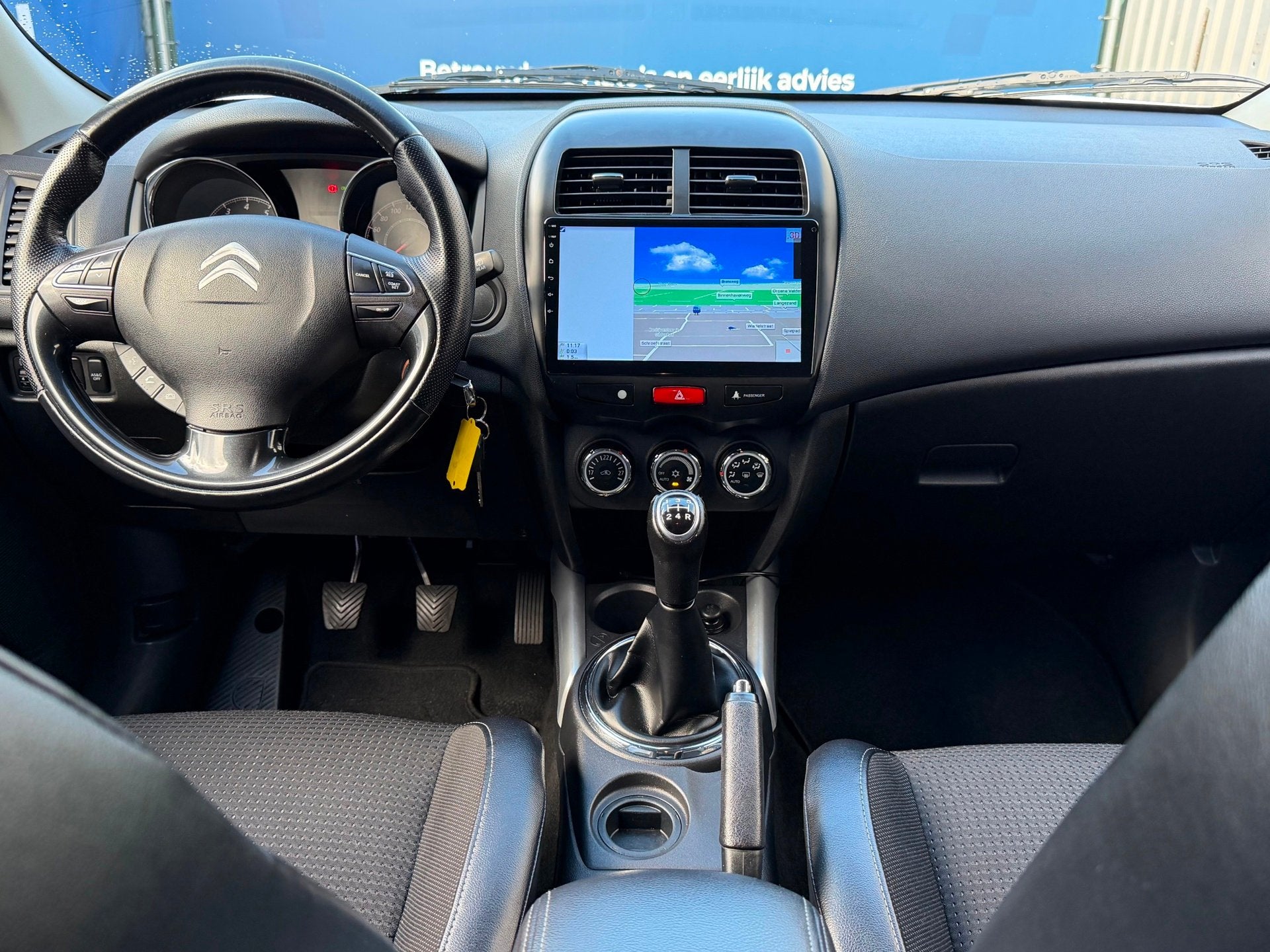 Citroen C4 Aircross 1.6 Exclusive|1e Eigenaar|Trekhaak|CarPl, Voorwielaandrijving, Gebruikt, Zwart, 1590 cc