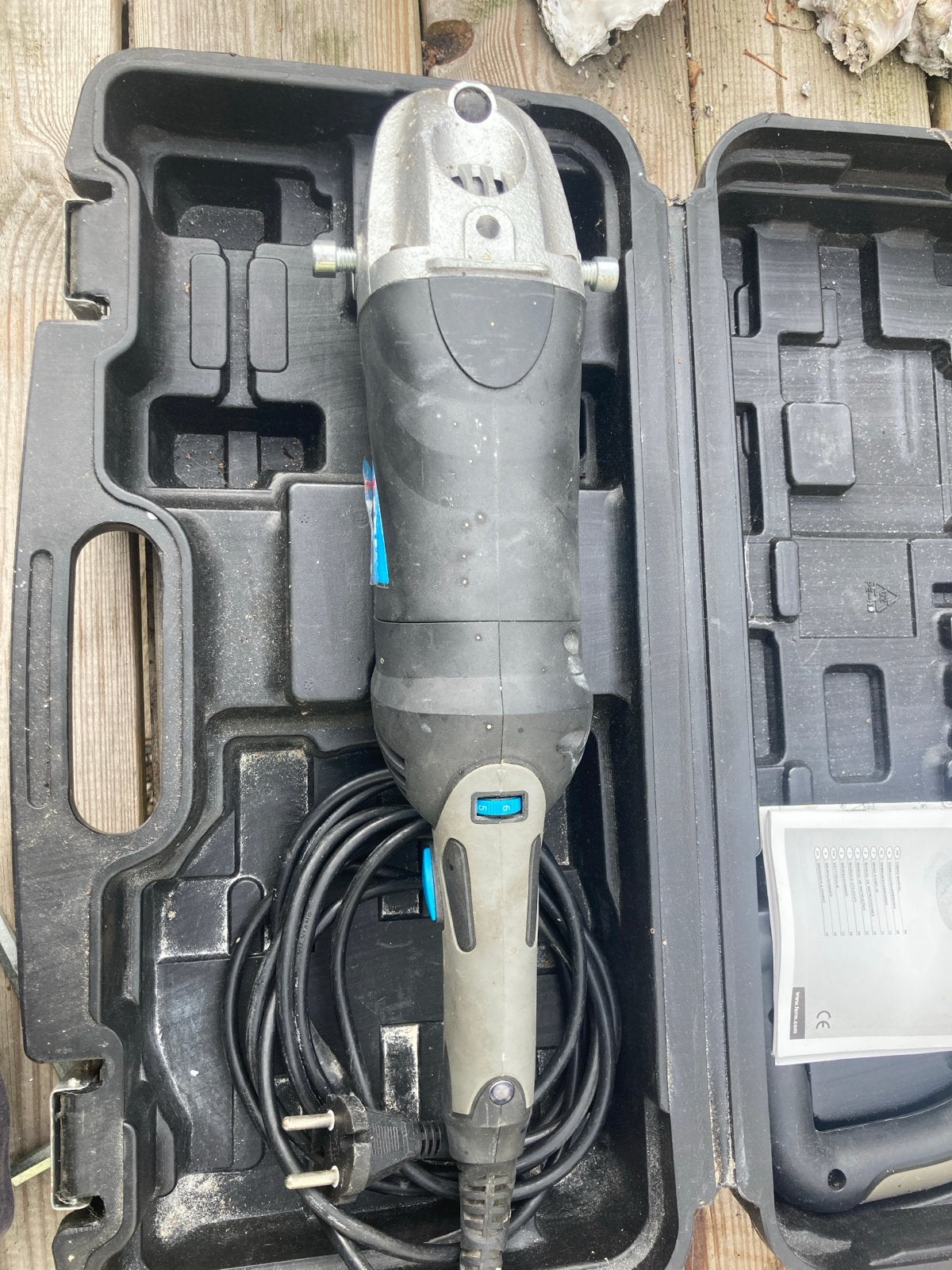 Ferm FCP-180K Polijstmachine met accessoires, Ophalen, Gebruikt