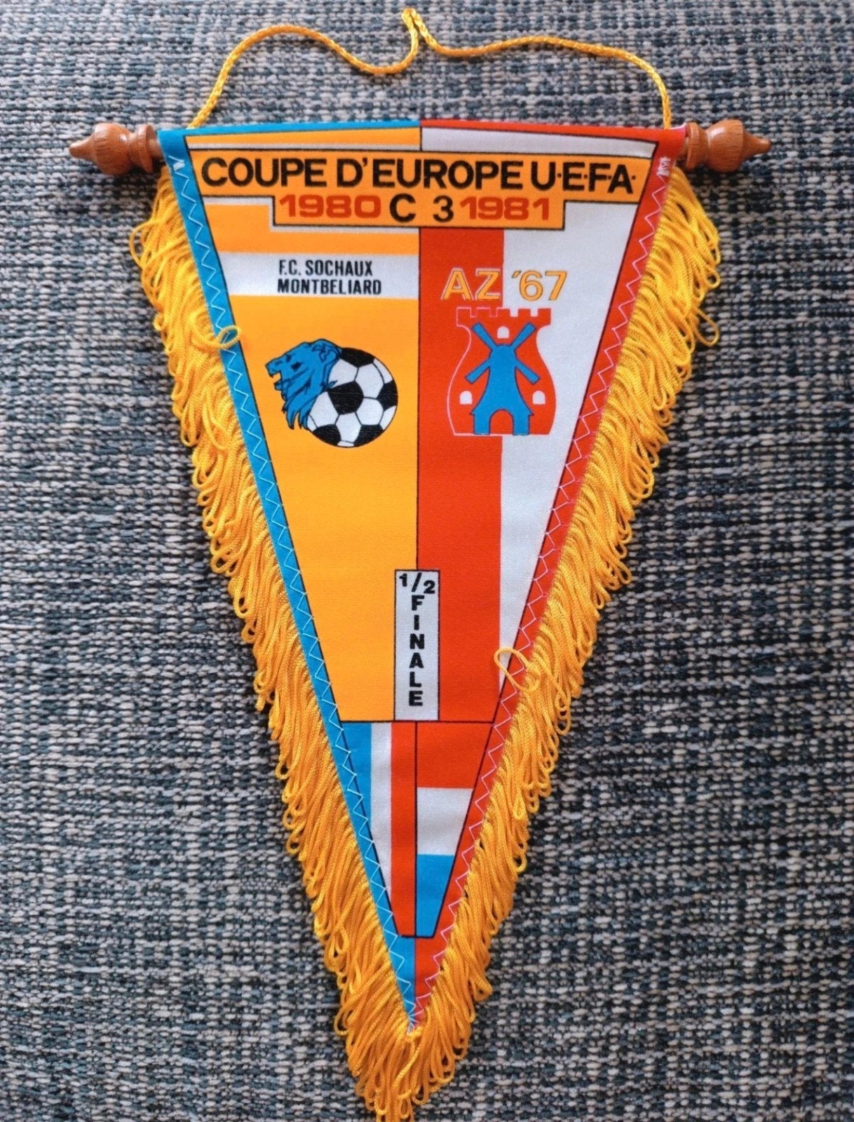 1981 AZ Alkmaar - FC Sochaux halve finale Europa cup, Ophalen of Verzenden