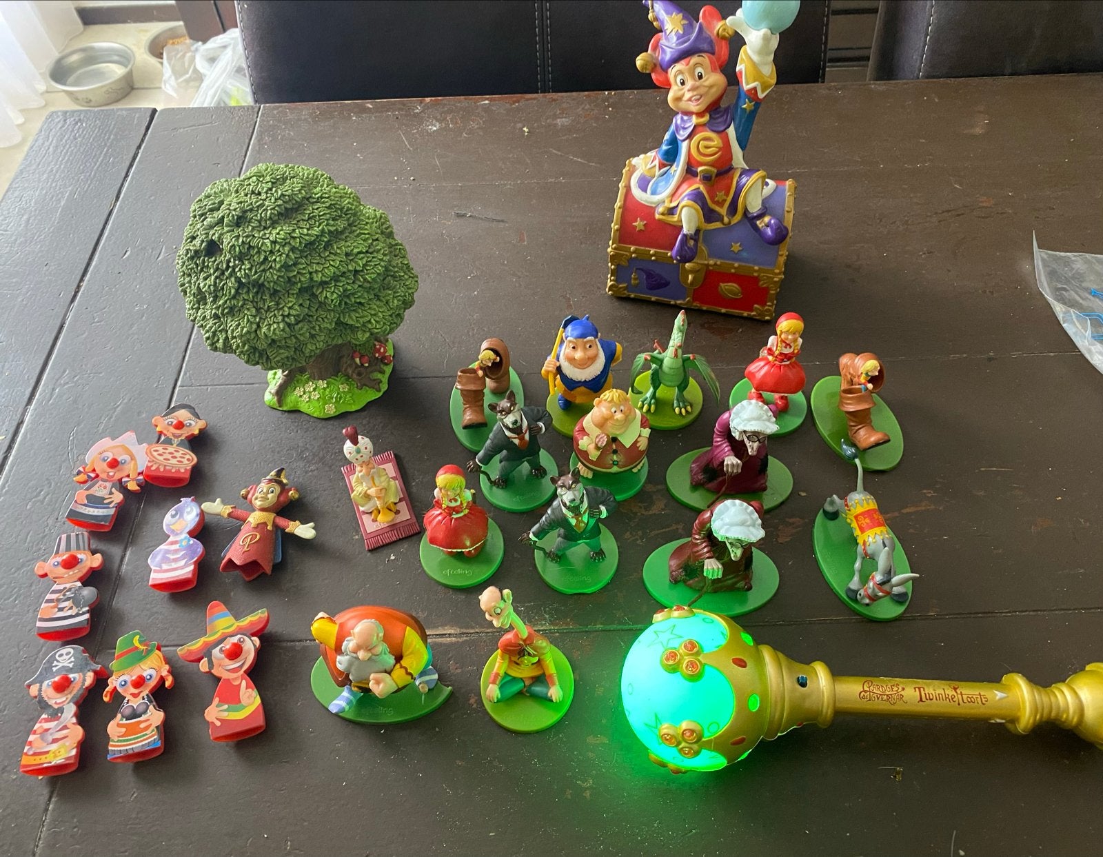 Grote Efteling verzameling: beeldjes, toverstaf en meer, Ophalen of Verzenden, Gebruikt, Beeldje of Poppetje