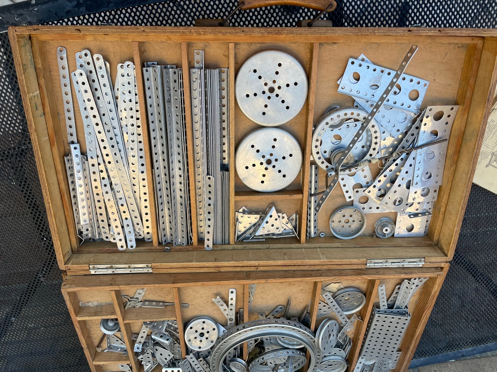 Vintage Marklin Meccano Bouwdoos in Kist, Ophalen, Gebruikt, Overige merken