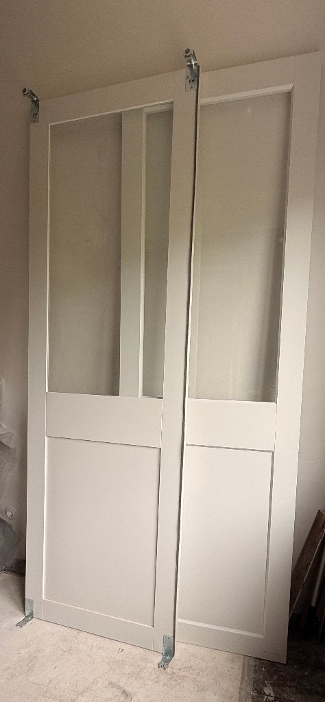 IKEA PAX / GRIMO deuren (2x 75 cm breed, 201 cm hoog), Ophalen, Gebruikt, 200 cm of meer, 50 tot 100 cm