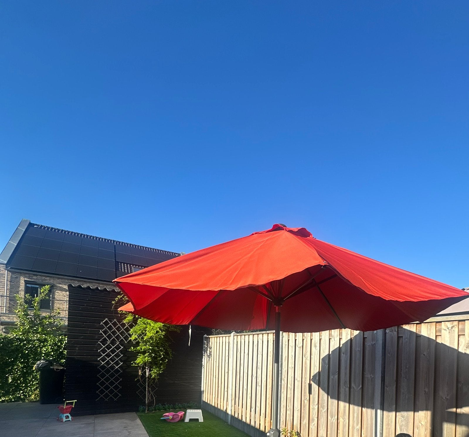 Helemaal nieuw parasol, Ophalen of Verzenden, Zo goed als nieuw, 1 tot 2 meter