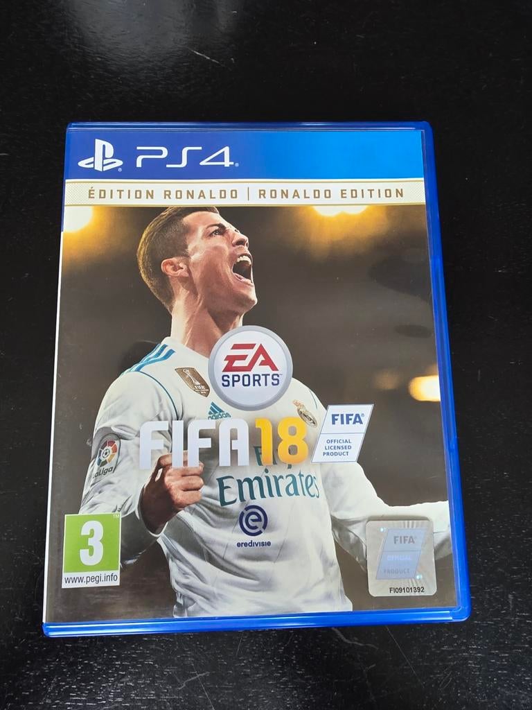 FIFA 18 Ronaldo Edition PS4 - Zo goed als nieuw, Ophalen of Verzenden, Zo goed als nieuw, Eén computer, Sport